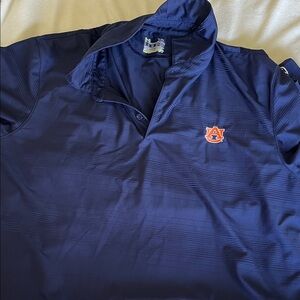 Under Armour Dark Blue Polo with Orange Logo